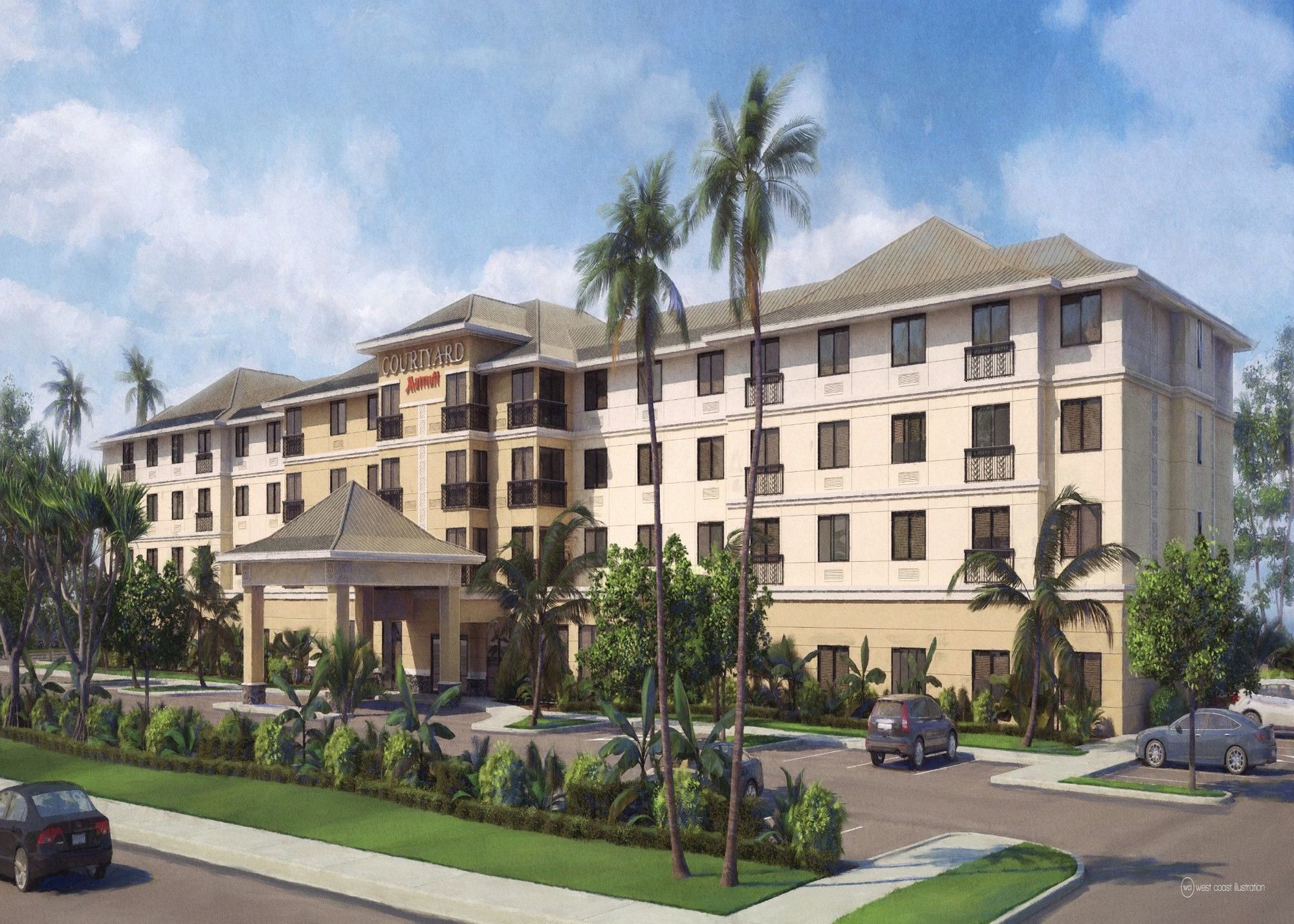 Courtyard By Marriott Maui Kahului Airport Hotel Exterior photo